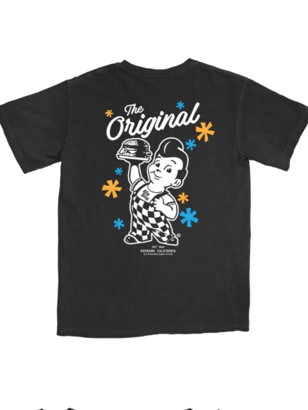 BOB’S BIG BOY Men’s “The Original” Starburst Graphic Tee Tshirt 4XL Burbank, CA